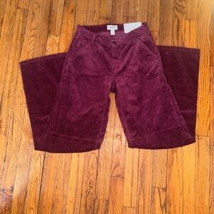 Burgundy Corduroy Pants